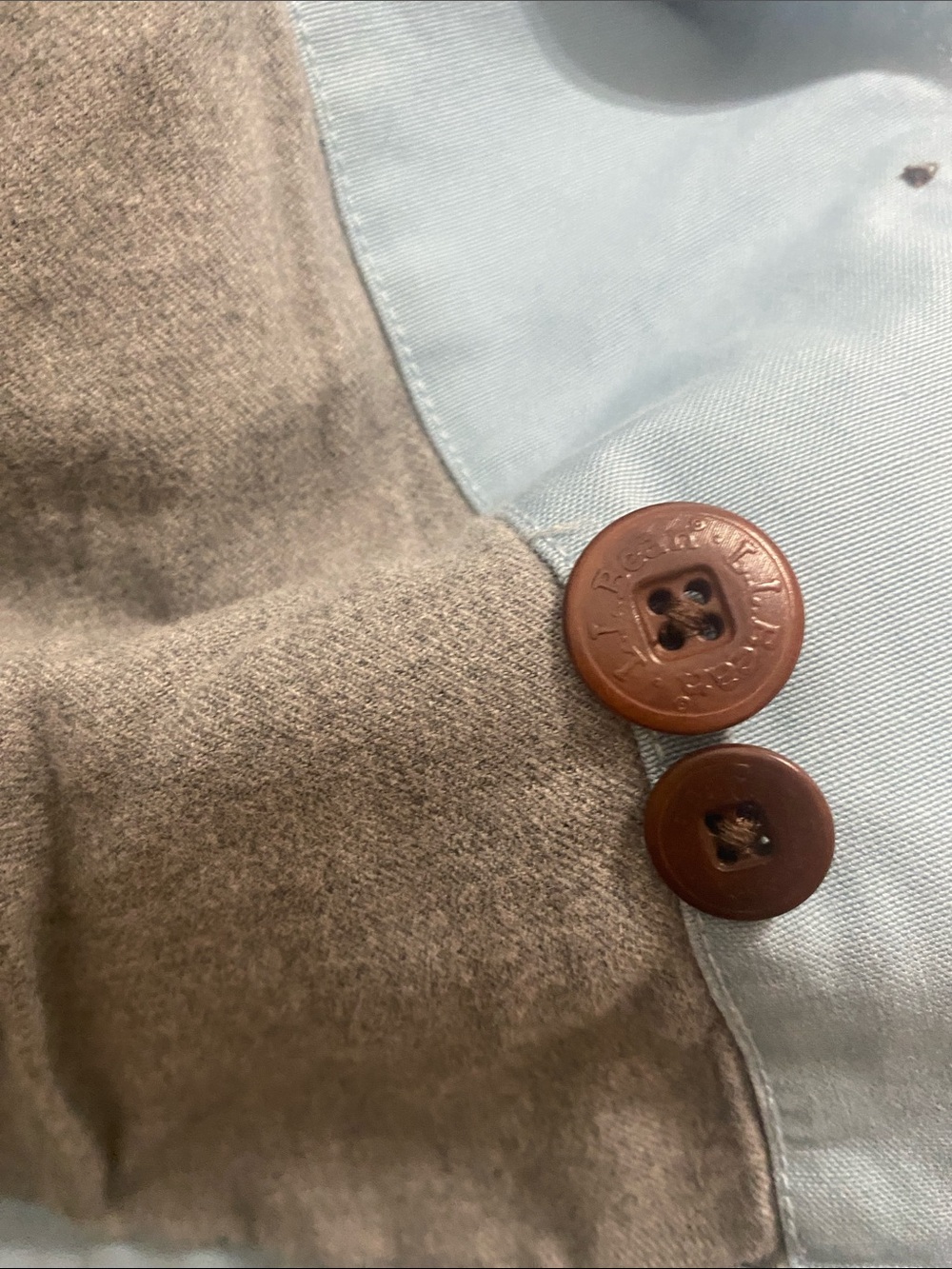 LL Bean barn jacket in beautiful blue - Picture 4 of 7